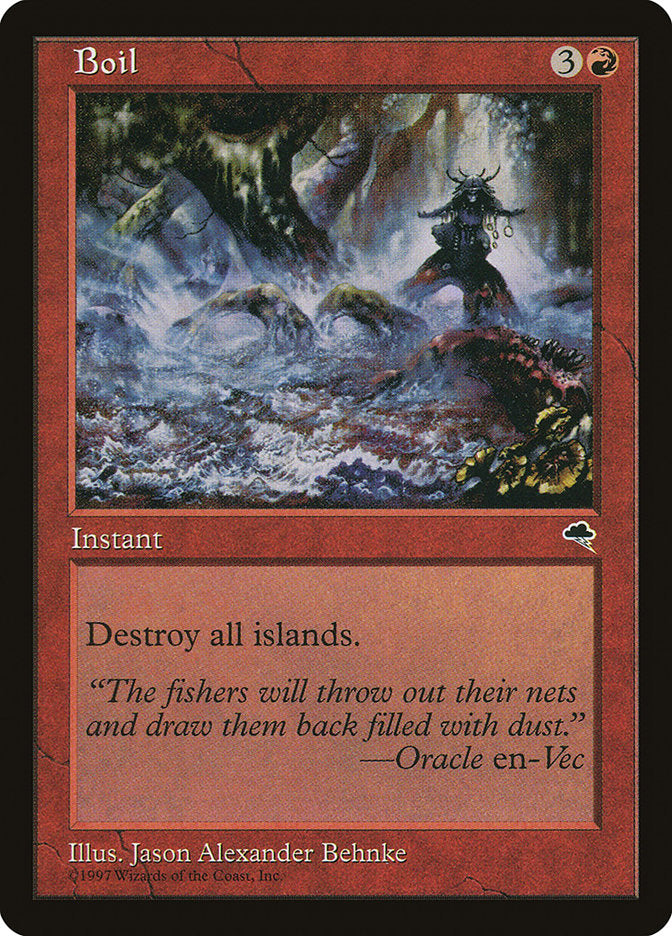 Boil [Tempest] - Magic: The Gathering - Card Brawlers | Quebec | Canada |