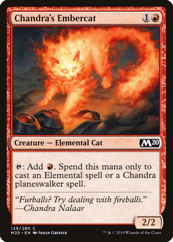 Chandra's Embercat [Core Set 2020] - Magic: The Gathering - Card Brawlers | Quebec | Canada |