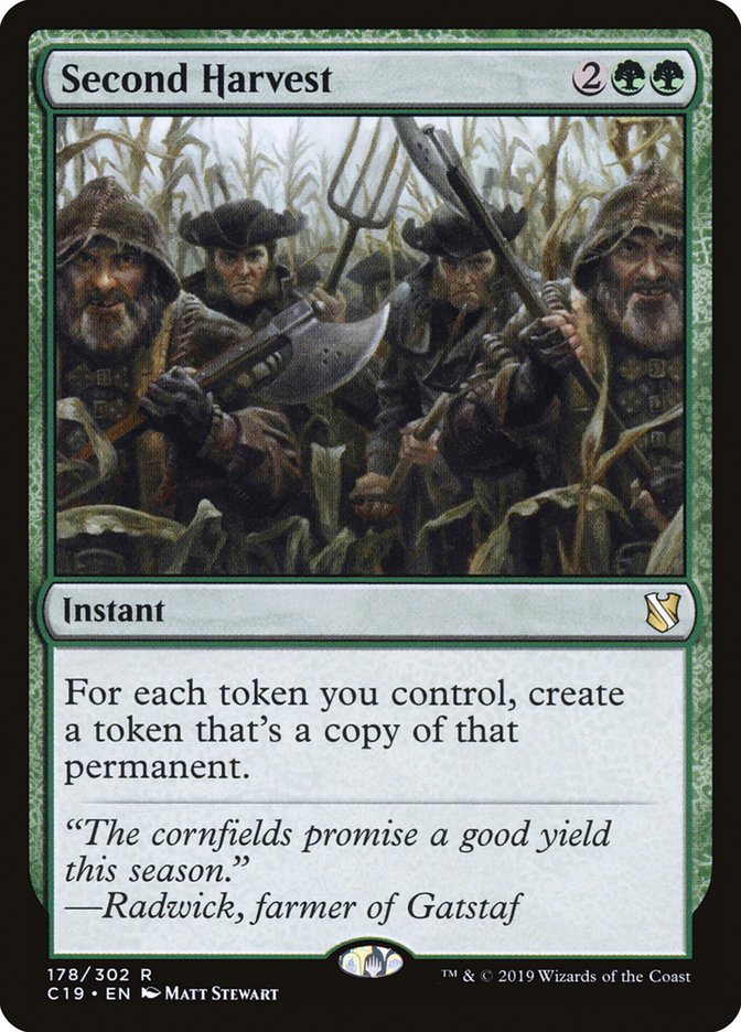 Second Harvest [Commander 2019] - Magic: The Gathering - Card Brawlers | Quebec | Canada |