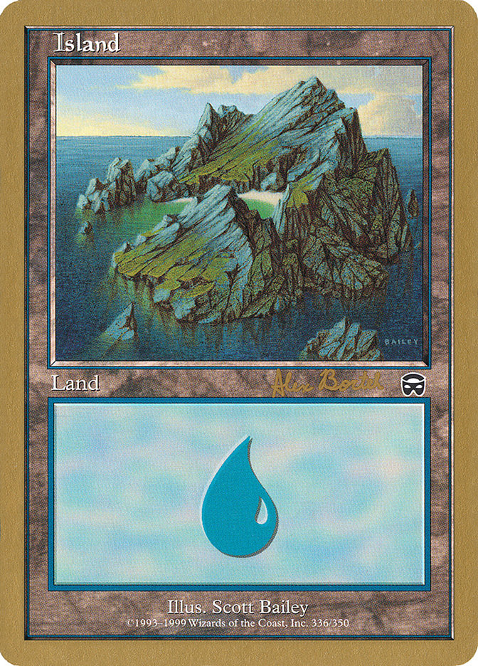 Island (ab336) (Alex Borteh) [World Championship Decks 2001] - Magic: The Gathering - Card Brawlers | Quebec | Canada |