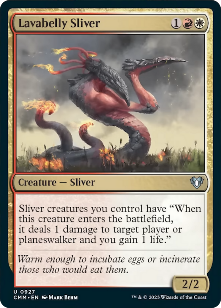 Lavabelly Sliver [Commander Masters] - Magic: The Gathering - Card Brawlers | Quebec | Canada |