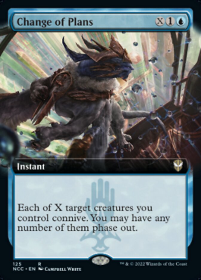 Change of Plans (Extended Art) [Streets of New Capenna Commander] - Magic: The Gathering - Card Brawlers | Quebec | Canada |