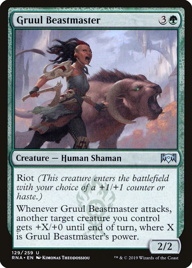 Gruul Beastmaster [Ravnica Allegiance] - Magic: The Gathering - Card Brawlers | Quebec | Canada |