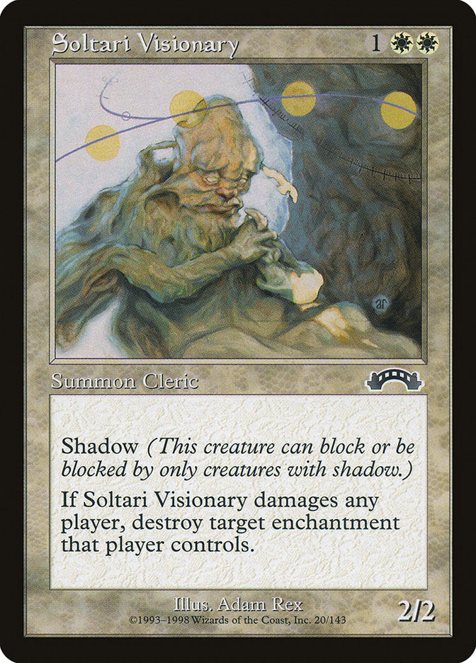 Soltari Visionary [Exodus] - Magic: The Gathering - Card Brawlers | Quebec | Canada |