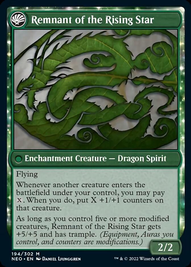 Jugan Defends the Temple // Remnant of the Rising Star [Kamigawa: Neon Dynasty] - Magic: The Gathering - Card Brawlers | Quebec | Canada |
