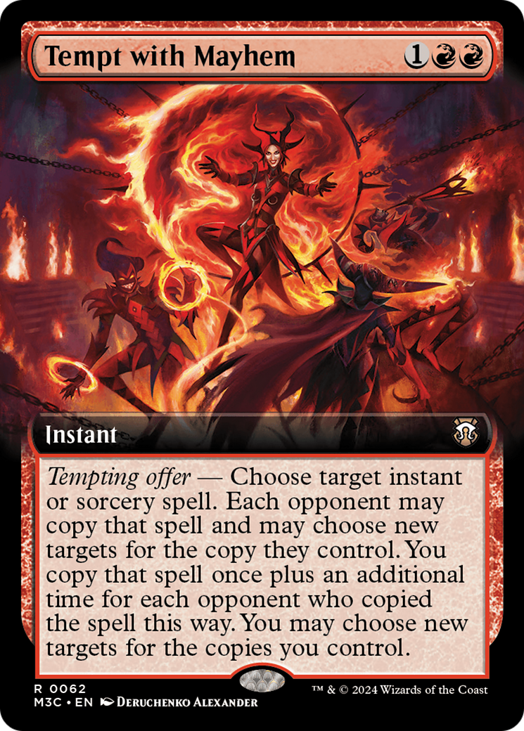 Tempt with Mayhem (Extended Art) (Ripple Foil) [Modern Horizons 3 Commander] - Magic: The Gathering - Card Brawlers | Quebec | Canada |