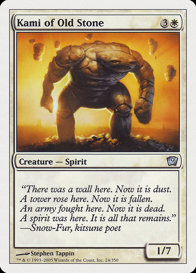 Kami of Old Stone [Ninth Edition] - Magic: The Gathering - Card Brawlers | Quebec | Canada |