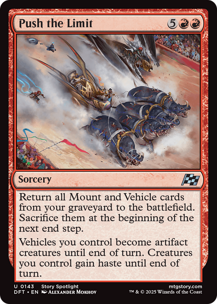 Push the Limit [Aetherdrift] - Magic: The Gathering - Card Brawlers | Quebec | Canada |