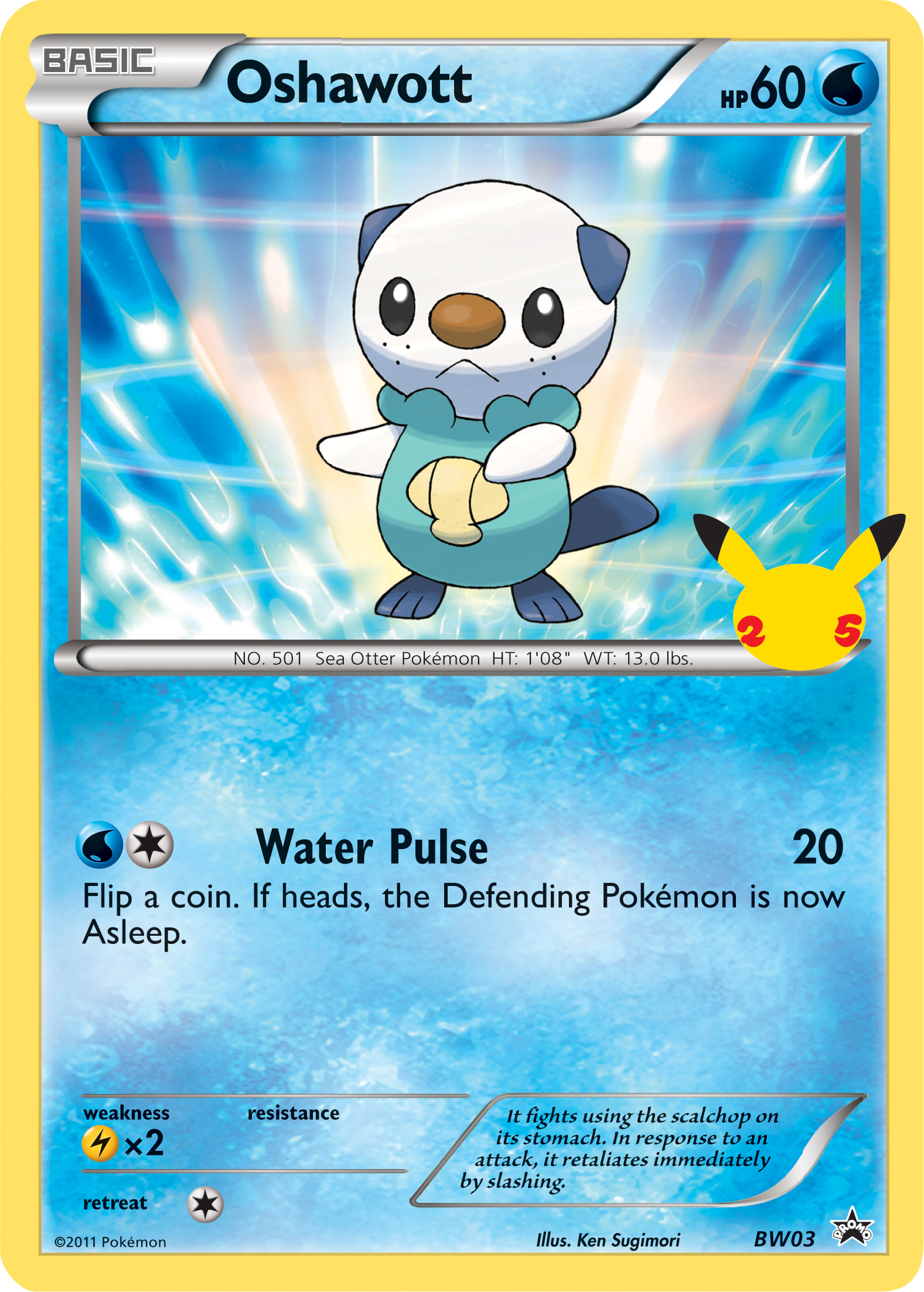 Oshawott (BW03) (Jumbo Card) [First Partner Pack] - Pokémon - Card Brawlers | Quebec | Canada |