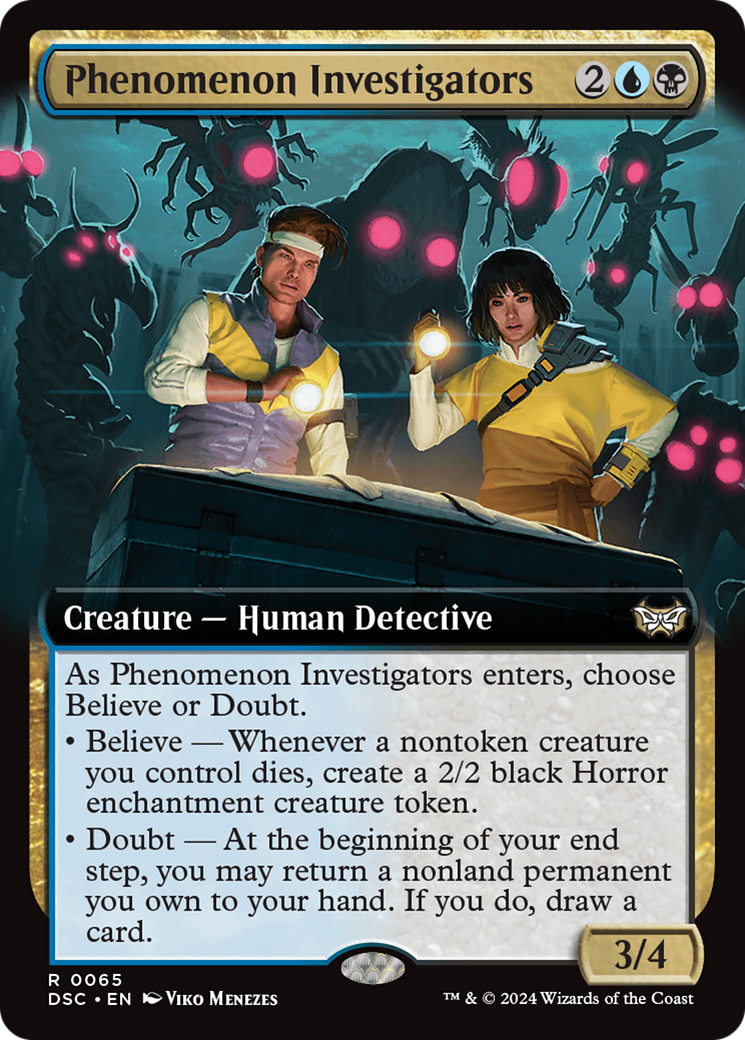 Phenomenon Investigators (Extended Art) [Duskmourn: House of Horror Commander] - Magic: The Gathering - Card Brawlers | Quebec | Canada |
