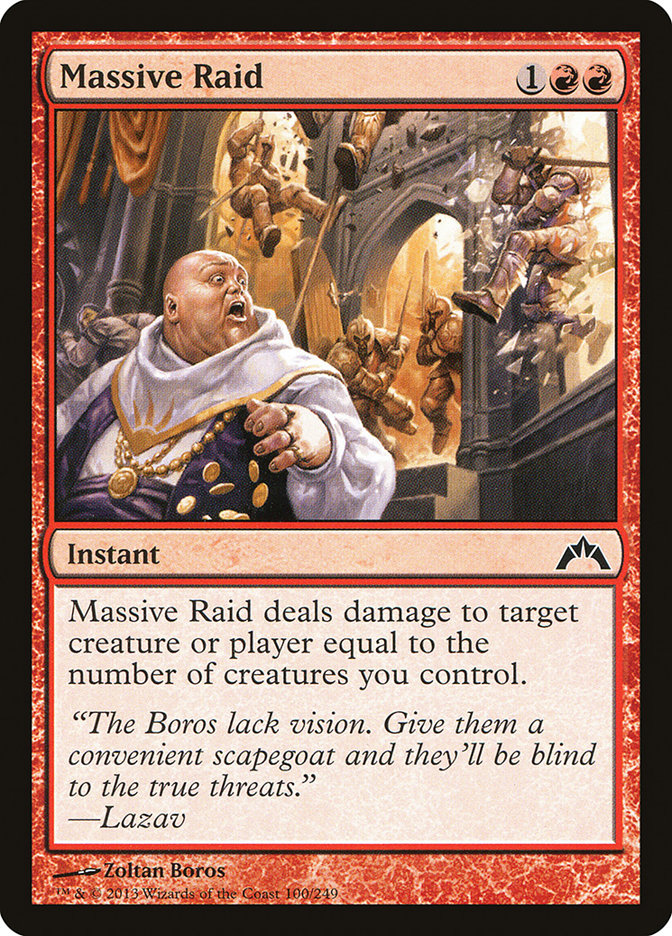 Massive Raid [Gatecrash] - Magic: The Gathering - Card Brawlers | Quebec | Canada |