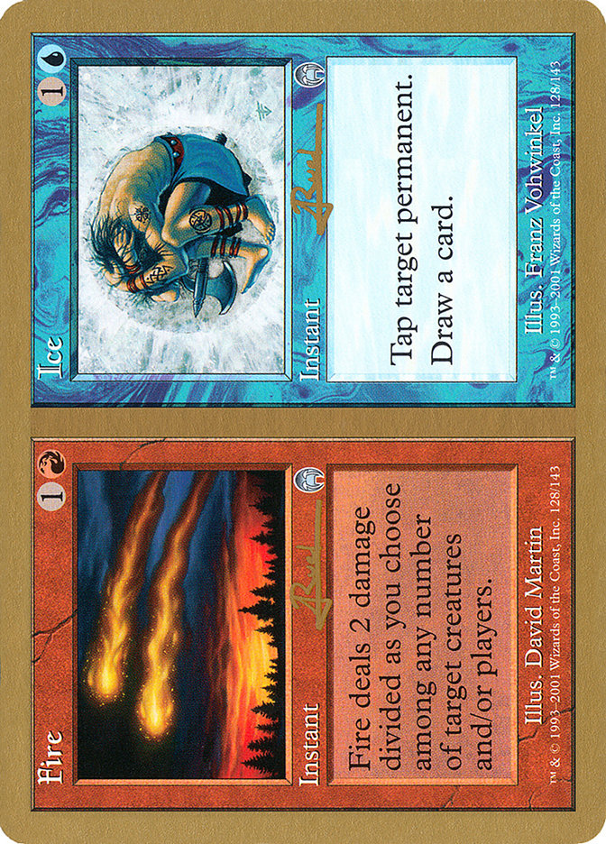 Fire // Ice (Antoine Ruel) [World Championship Decks 2001] - Magic: The Gathering - Card Brawlers | Quebec | Canada |