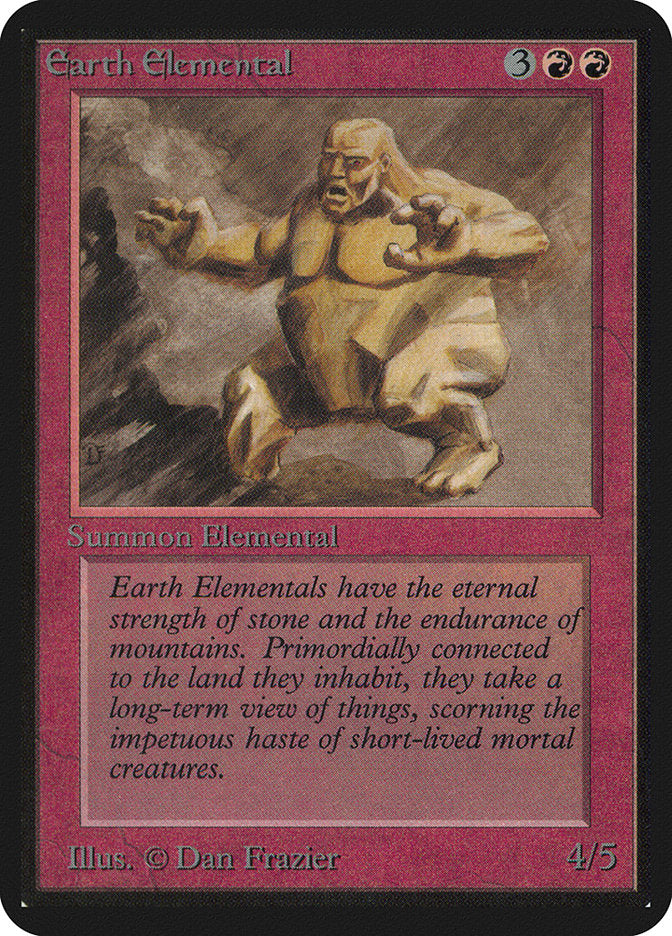 Earth Elemental [Alpha Edition] - Magic: The Gathering - Card Brawlers | Quebec | Canada |