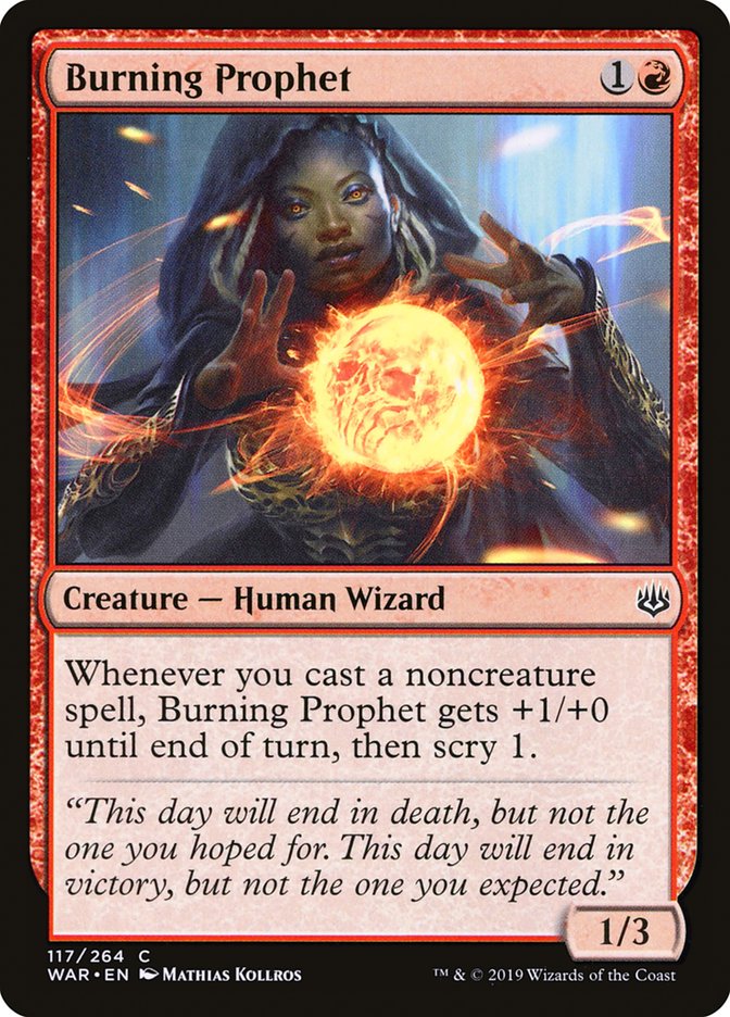 Burning Prophet [War of the Spark] - Magic: The Gathering - Card Brawlers | Quebec | Canada |