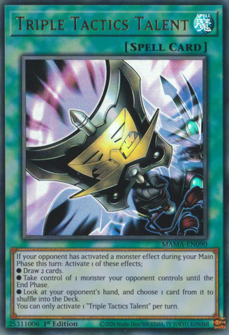 Triple Tactics Talent [MAMA-EN090] Ultra Rare - Yu-Gi-Oh! - Card Brawlers | Quebec | Canada |