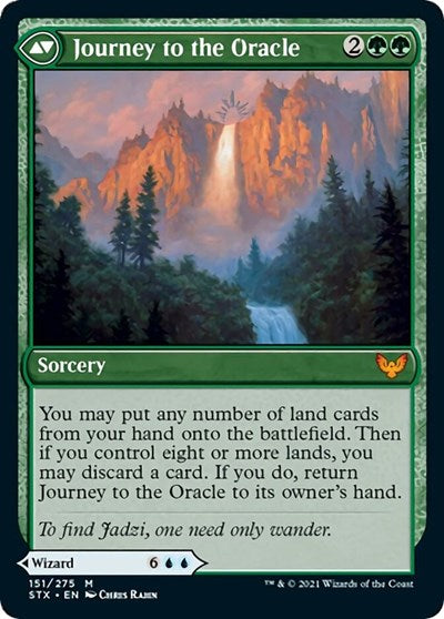 Jadzi, Oracle of Arcavios // Journey to the Oracle [Strixhaven: School of Mages Prerelease Promos] - Magic: The Gathering - Card Brawlers | Quebec | Canada |