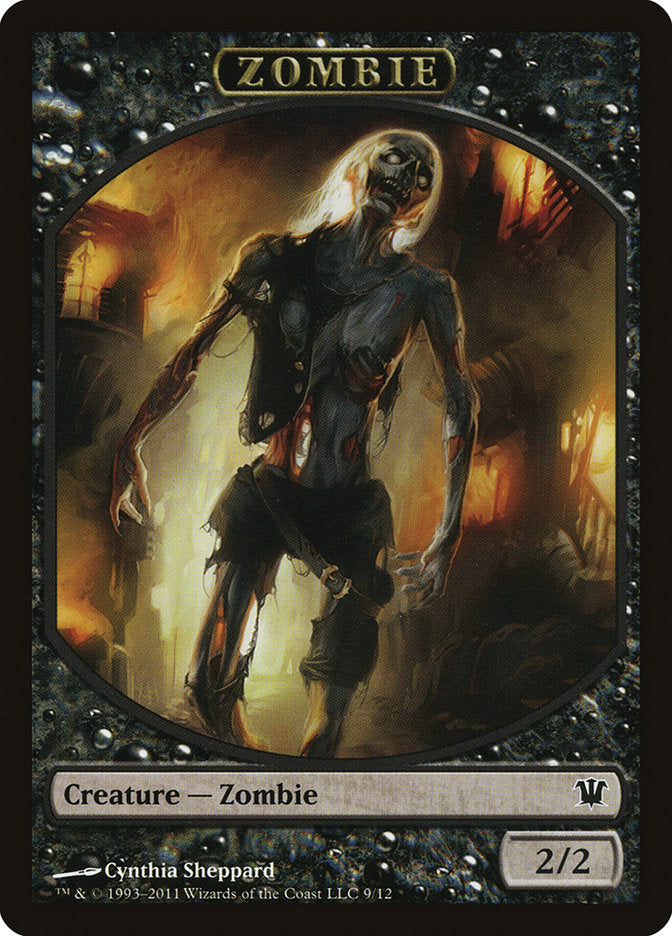 Zombie Token (9/12) [Innistrad Tokens] - Magic: The Gathering - Card Brawlers | Quebec | Canada |
