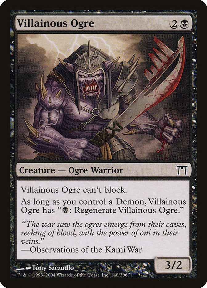 Villainous Ogre [Champions of Kamigawa] - Magic: The Gathering - Card Brawlers | Quebec | Canada |