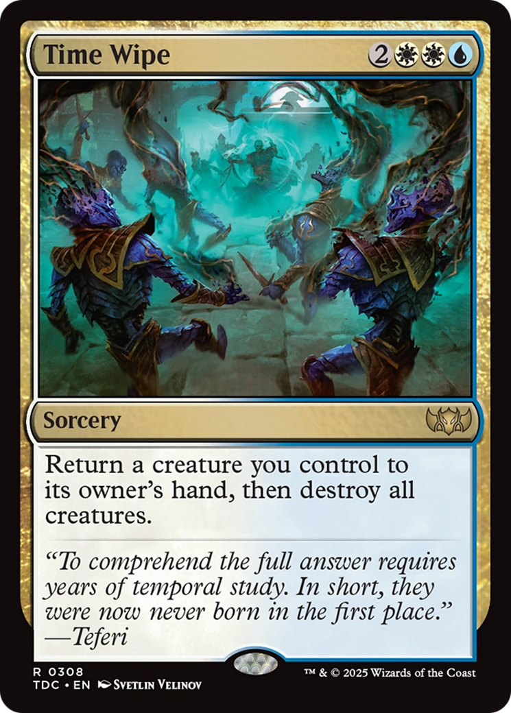 Time Wipe [Tarkir: Dragonstorm Commander] - Magic: The Gathering - Card Brawlers | Quebec | Canada |