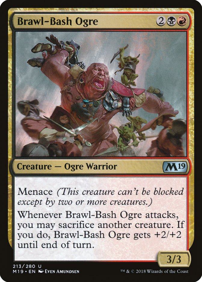 Brawl-Bash Ogre [Core Set 2019] - Magic: The Gathering - Card Brawlers | Quebec | Canada |
