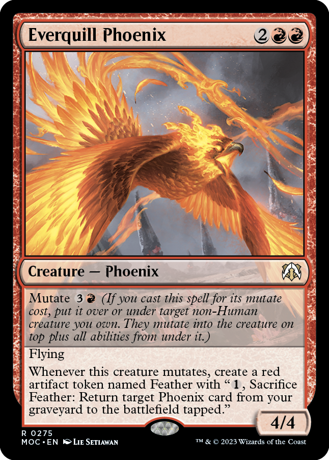 Everquill Phoenix [March of the Machine Commander] - Magic: The Gathering - Card Brawlers | Quebec | Canada |