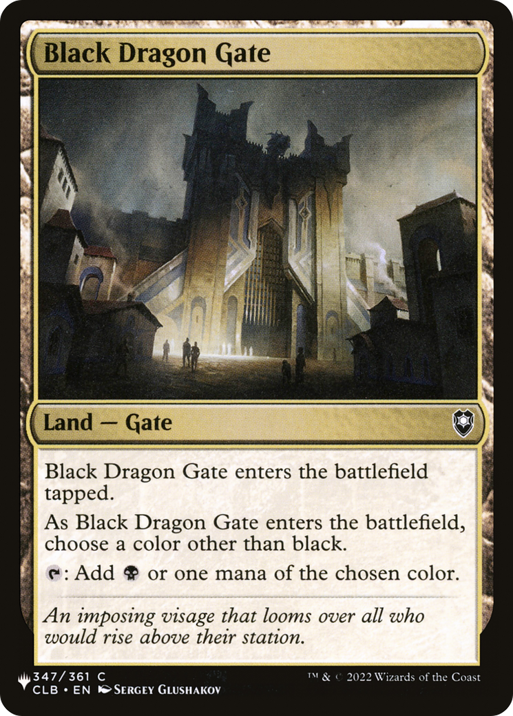 Black Dragon Gate [The List] - Magic: The Gathering - Card Brawlers | Quebec | Canada |