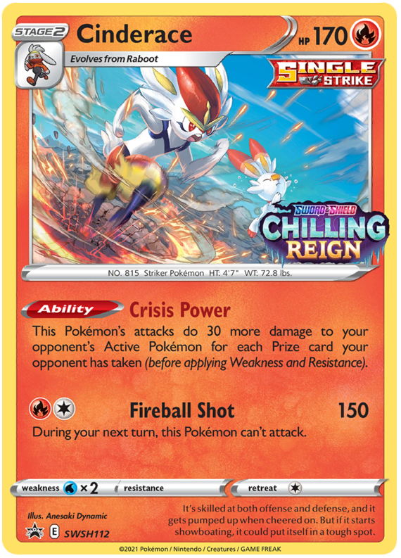 Cinderace (SWSH112) [Sword & Shield: Black Star Promos] - Pokémon - Card Brawlers | Quebec | Canada |