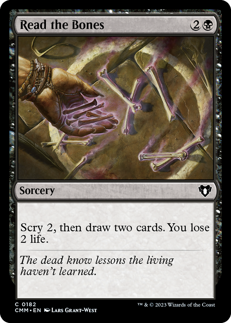 Read the Bones [Commander Masters] - Magic: The Gathering - Card Brawlers | Quebec | Canada |