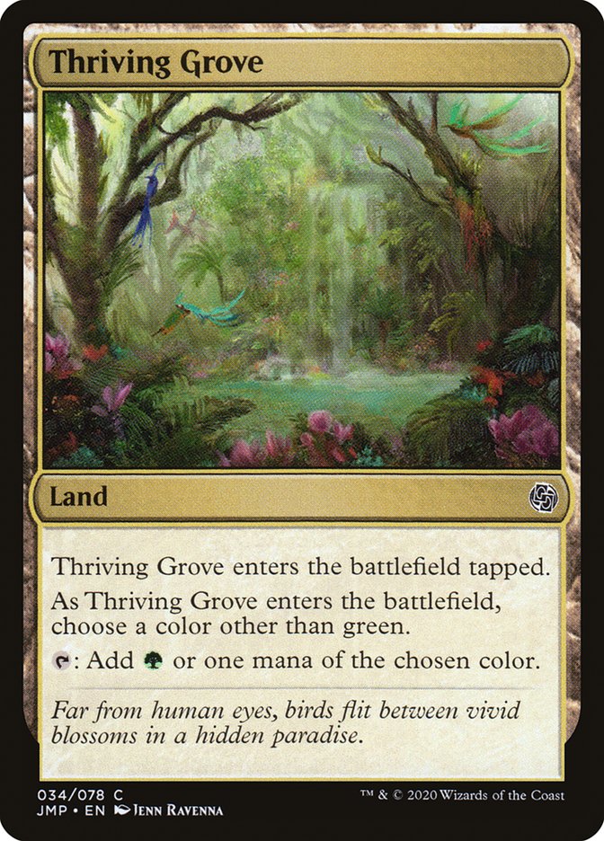 Thriving Grove [Jumpstart] - Magic: The Gathering - Card Brawlers | Quebec | Canada |