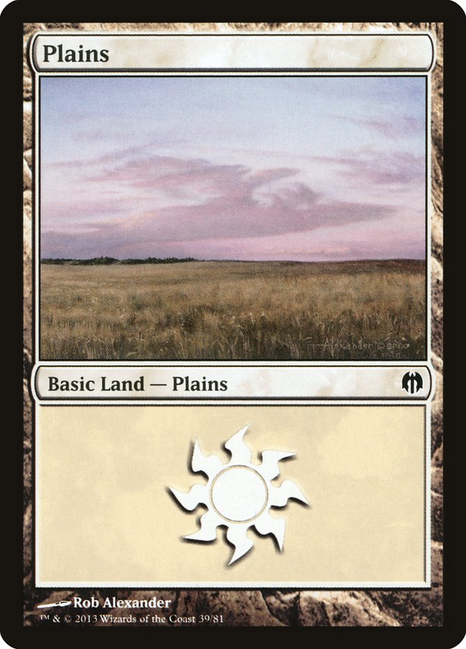 Plains (39) [Duel Decks: Heroes vs. Monsters] - Magic: The Gathering - Card Brawlers | Quebec | Canada |