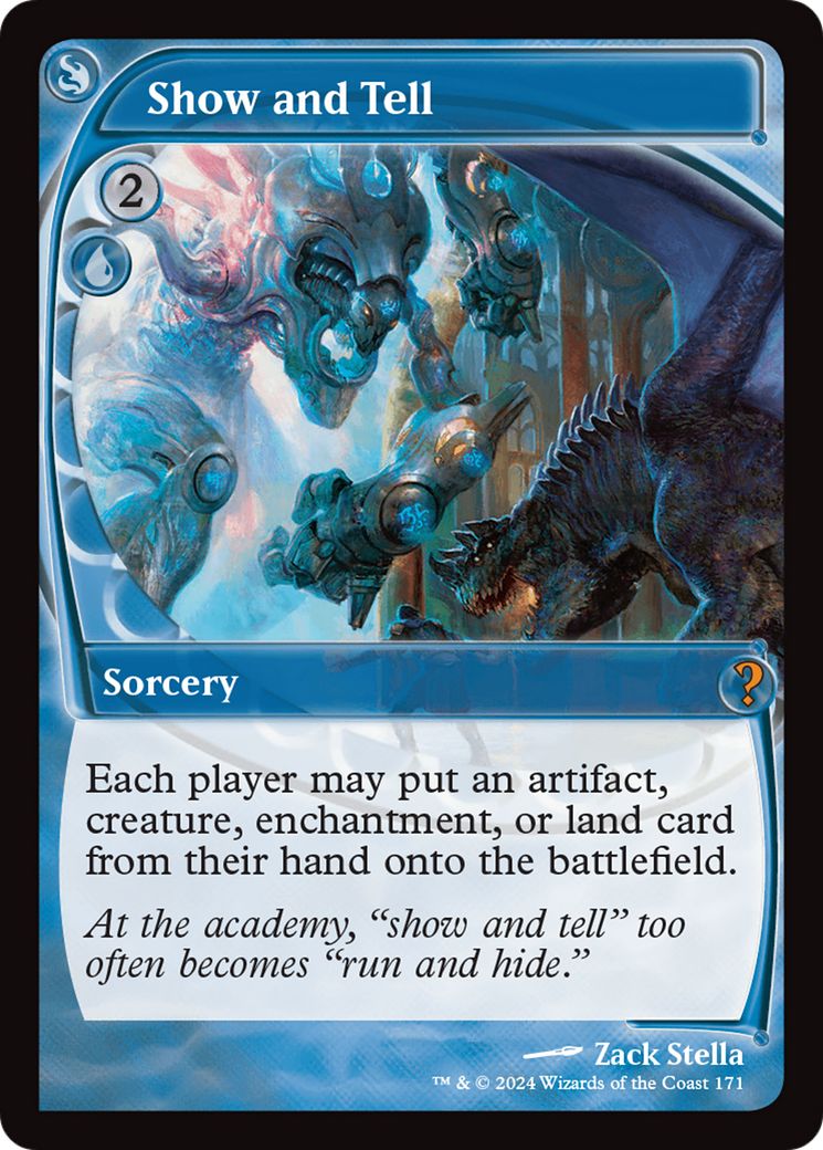 Show and Tell (Future Sight) [Mystery Booster 2] - Magic: The Gathering - Card Brawlers | Quebec | Canada |