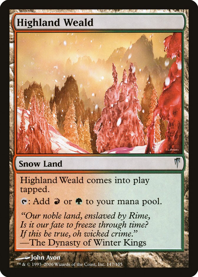 Highland Weald [Coldsnap] - Magic: The Gathering - Card Brawlers | Quebec | Canada |