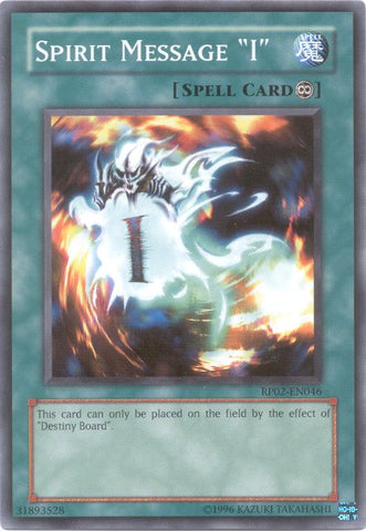 Spirit Message "I" [RP02-EN046] Common - Yu-Gi-Oh! - Card Brawlers | Quebec | Canada |