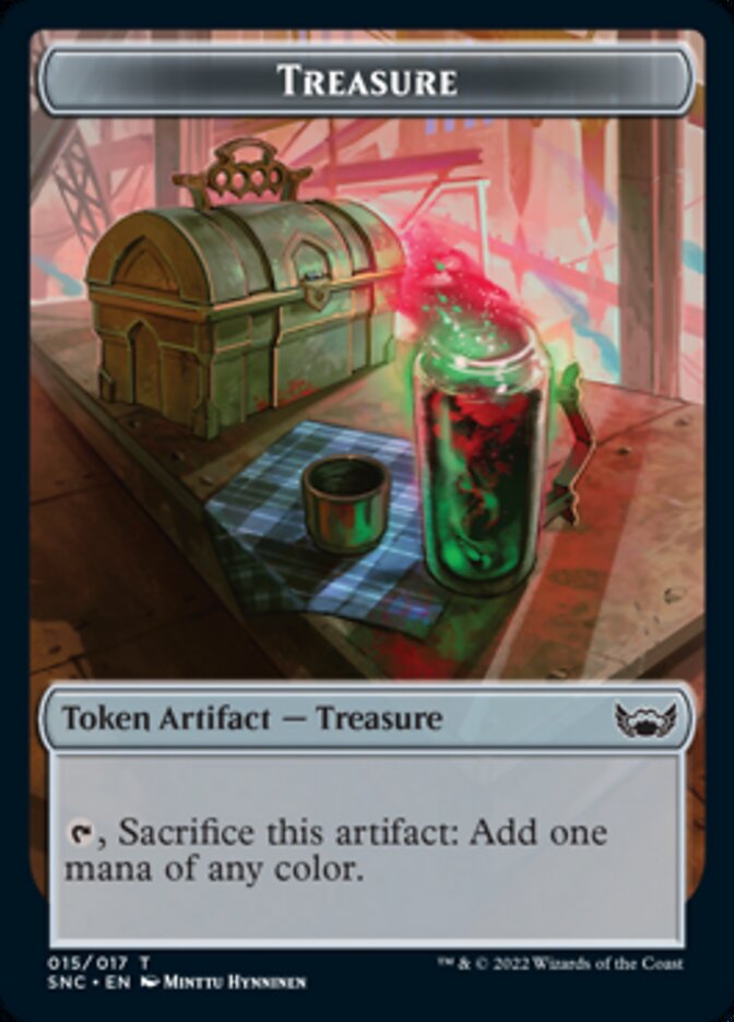 Treasure Token (015) [Streets of New Capenna Tokens] - Magic: The Gathering - Card Brawlers | Quebec | Canada |