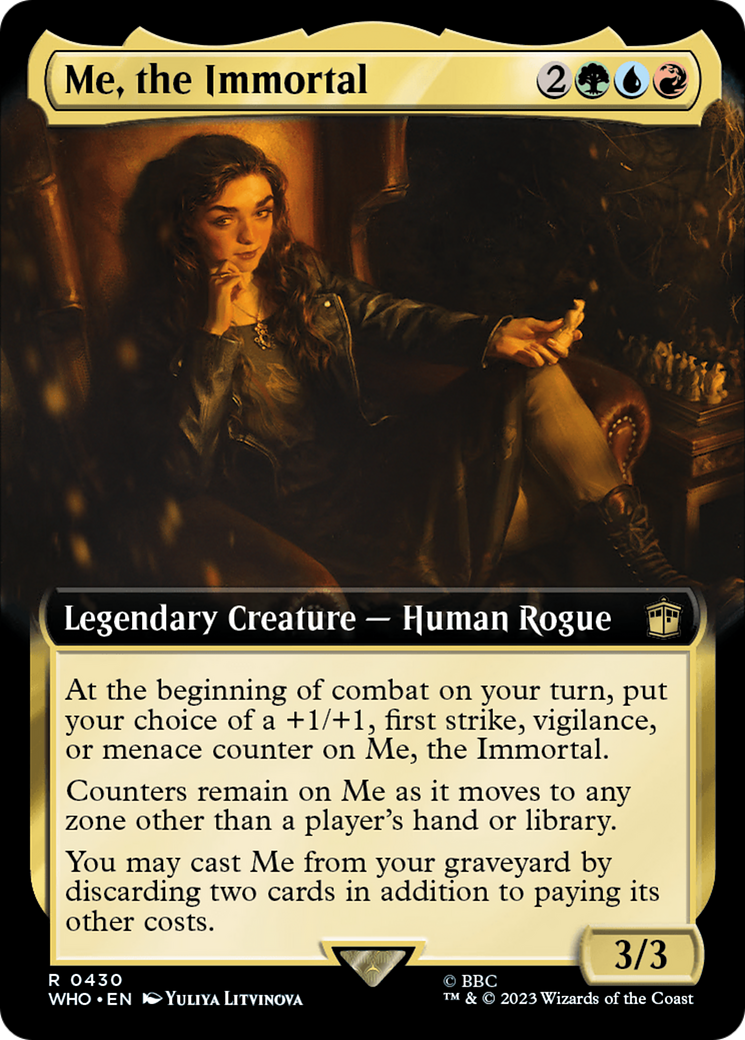 Me, the Immortal (Extended Art) [Doctor Who] - Magic: The Gathering - Card Brawlers | Quebec | Canada |
