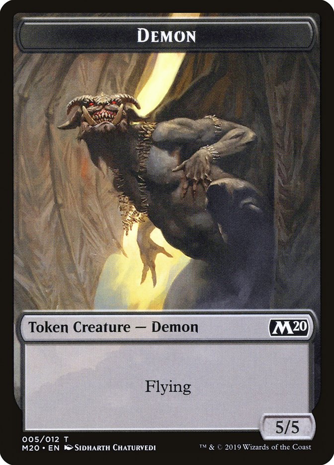 Demon Token [Core Set 2020 Tokens] - Magic: The Gathering - Card Brawlers | Quebec | Canada |
