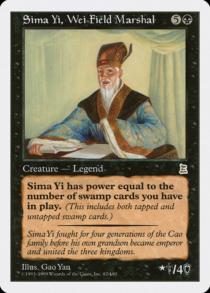 Sima Yi, Wei Field Marshal [Portal Three Kingdoms] - Magic: The Gathering - Card Brawlers | Quebec | Canada |