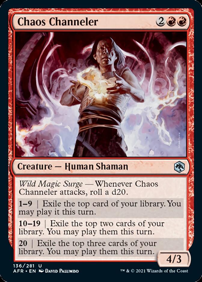 Chaos Channeler [Dungeons & Dragons: Adventures in the Forgotten Realms] - Magic: The Gathering - Card Brawlers | Quebec | Canada |