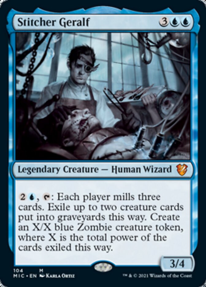 Stitcher Geralf [Innistrad: Midnight Hunt Commander] - Magic: The Gathering - Card Brawlers | Quebec | Canada |