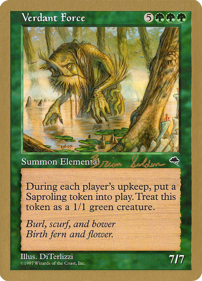 Verdant Force (Brian Selden) [World Championship Decks 1998] - Magic: The Gathering - Card Brawlers | Quebec | Canada |
