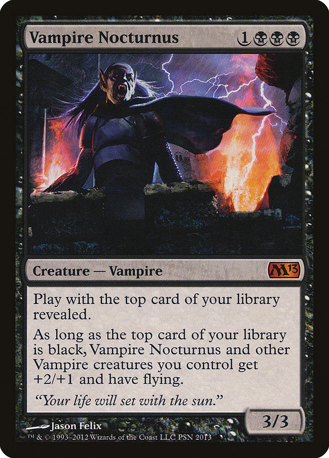 Vampire Nocturnus (Duels of the Planeswalkers Promos) [Duels of the Planeswalkers Promos 2012] - Magic: The Gathering - Card Brawlers | Quebec | Canada |