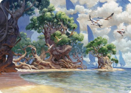 Yavimaya Coast Art Card [Dominaria United Art Series] - Magic: The Gathering - Card Brawlers | Quebec | Canada |