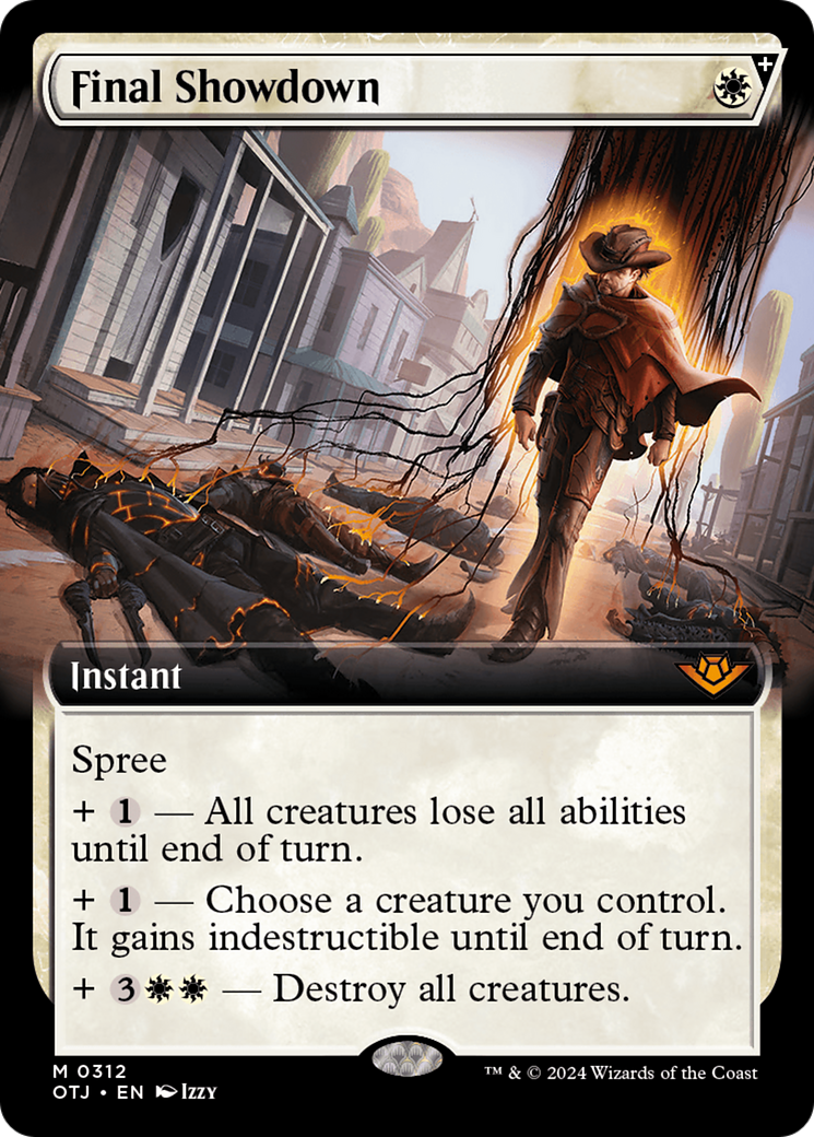 Final Showdown (Extended Art) [Outlaws of Thunder Junction] - Magic: The Gathering - Card Brawlers | Quebec | Canada |