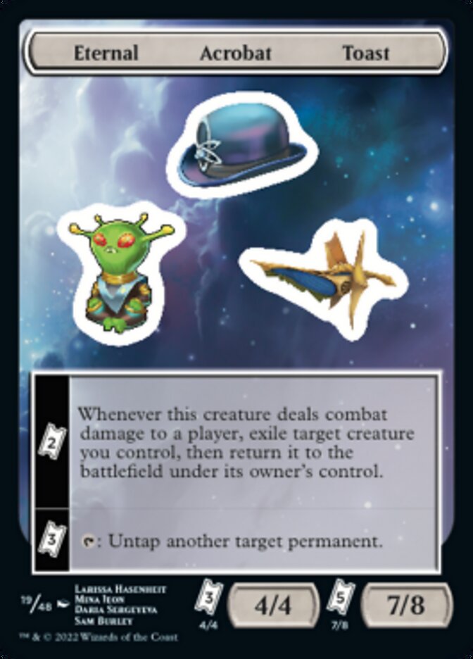 Eternal Acrobat Toast [Unfinity Stickers] - Magic: The Gathering - Card Brawlers | Quebec | Canada |