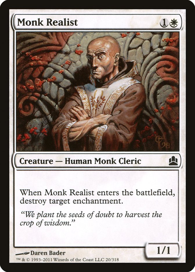 Monk Realist [Commander 2011] - Magic: The Gathering - Card Brawlers | Quebec | Canada |