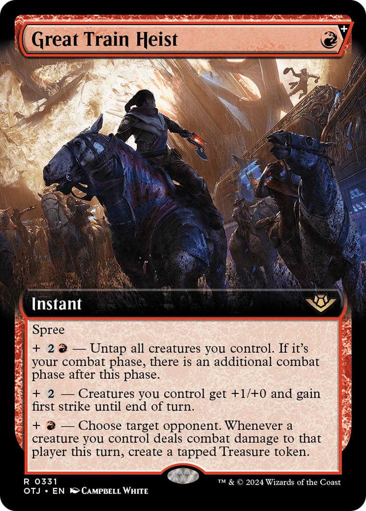 Great Train Heist (Extended Art) [Outlaws of Thunder Junction] - Magic: The Gathering - Card Brawlers | Quebec | Canada |