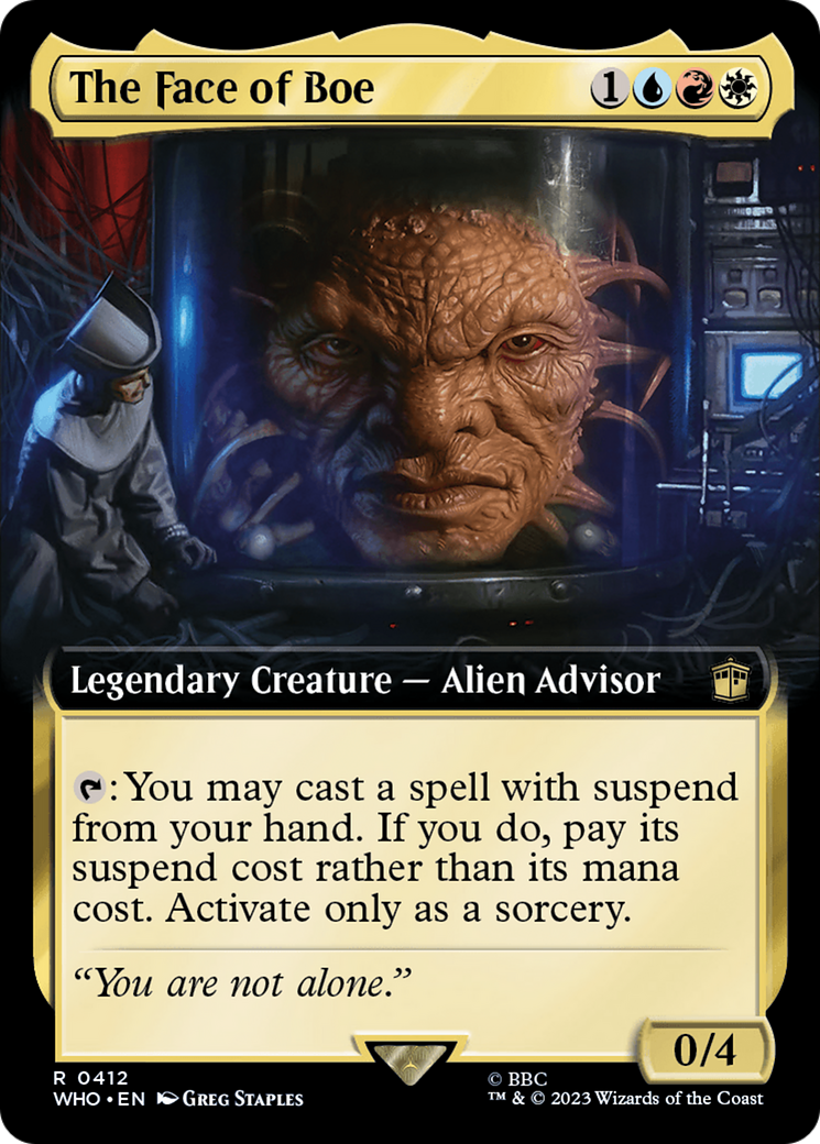 The Face of Boe (Extended Art) [Doctor Who] - Magic: The Gathering - Card Brawlers | Quebec | Canada |