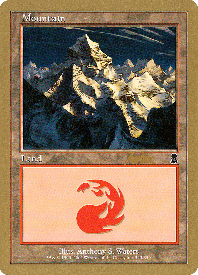 Mountain (bk343) (Brian Kibler) [World Championship Decks 2002] - Magic: The Gathering - Card Brawlers | Quebec | Canada |