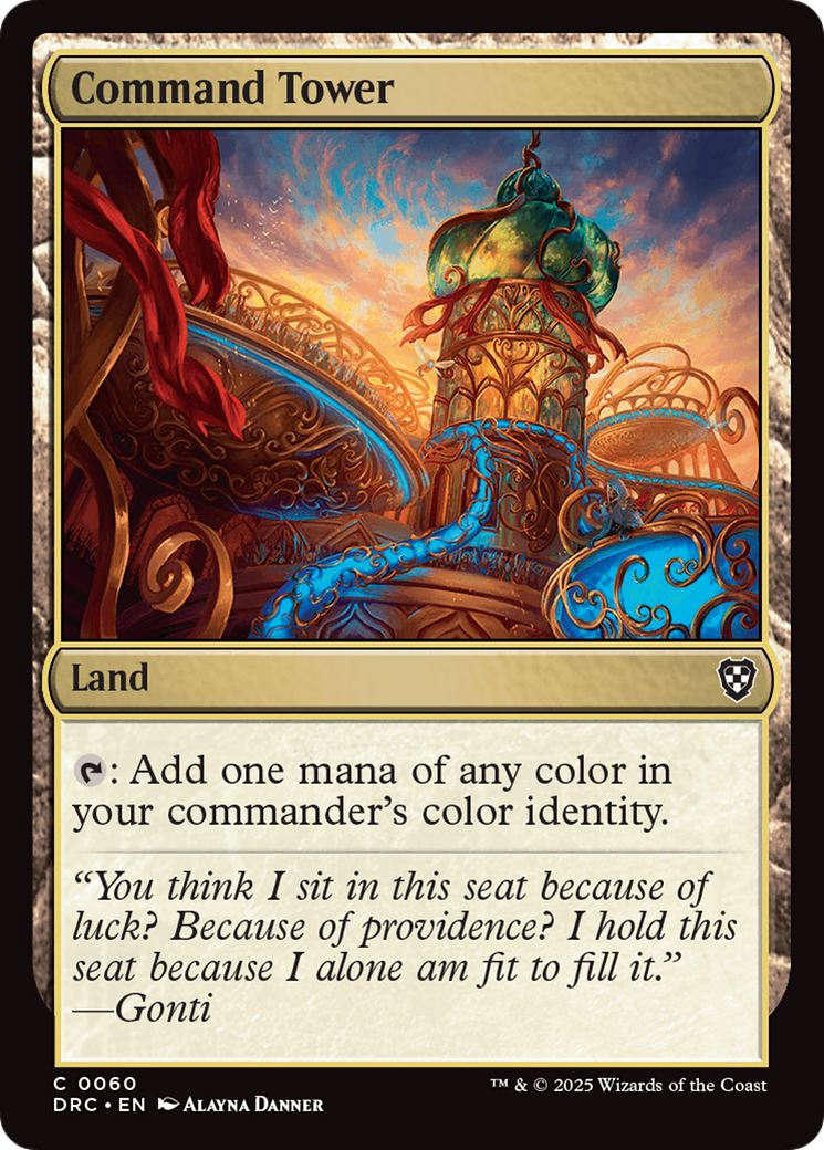 Command Tower (0060) [Aetherdrift Commander] - Magic: The Gathering - Card Brawlers | Quebec | Canada |