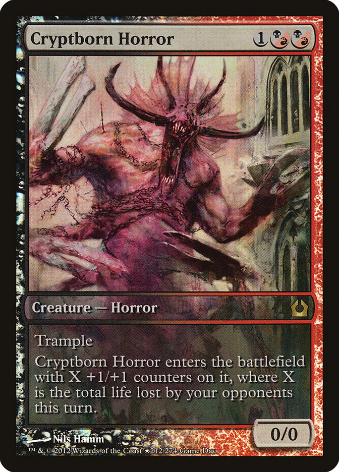 Cryptborn Horror (Game Day) (Extended Art) [Return to Ravnica Promos] - Magic: The Gathering - Card Brawlers | Quebec | Canada |